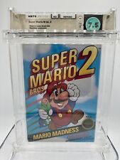 Super Mario Bros 2 WATA 7.5 selo redondo 1ª impressão Nintendo NES não lacrado completo comprar usado  Enviando para Brazil