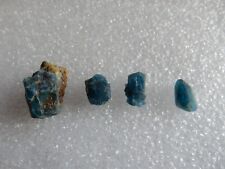 Used, Afghanite crystal pieces (mine run) x 4, shades of blue, 6gms. for sale  Shipping to South Africa