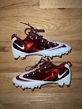 Nike Zoom Vapor Carbon Fly Football Cleats White/Maroon 396256-192 Size 10.5 for sale  Shipping to South Africa