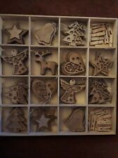 Wooden tree decorations for sale  ILFORD