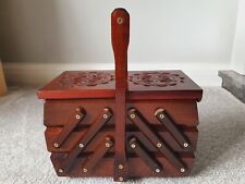 Cantilever sewing box for sale  SOUTHAMPTON