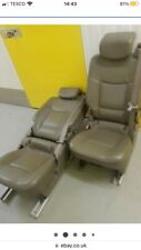 Luxurious rear van seat x2 FULL LEATHER vito t4 t5 viraro any van, used for sale  VENTNOR
