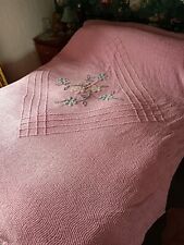 vintage candlewick bedspread for sale  SWANSEA