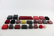 25 x Assorted JEWELLERY BOXES inc. Ring, Bracelet, Red, Velvet, Faux Croc for sale  LEEDS