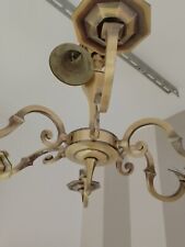 Lampadario ottone vintage usato  Melfi