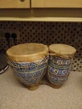 Twin bongo drum for sale  CHESTER