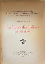 Ozzola leandro litografia usato  Italia