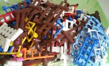 LEGO DUPLO * 10 RECINZIONI zincate cantiere recinzione per animali da giardino recinzione usato  Spedire a Italy
