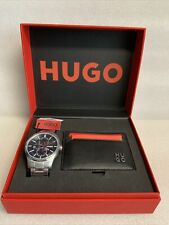 Hugo Real Mens Watch & Cardholder Gift Set., used for sale  Shipping to South Africa