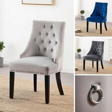 Velvet dining chair for sale  LEICESTER