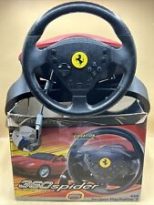 ThrustMaster Ferrari 360 Spider Red Racing Wheel Sony PlayStation 2 PS One for sale  Shipping to South Africa