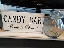 Candybar schild glas gebraucht kaufen  Haarzopf