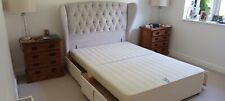 upholstered double headboard for sale  BROMLEY