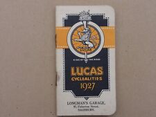 1927 lucas cyclealities for sale  Shipping to Ireland