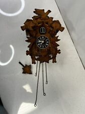 Vintage Kaiser Cuckoo Clock Unvarnished Wooden Battery Operated Wall Clock 223 for sale  Shipping to South Africa