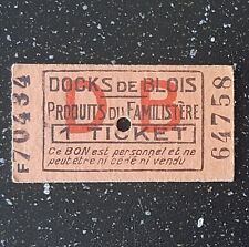 Ticket produit familistère d'occasion  France