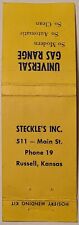 Matchbook cover steckel for sale  Boise