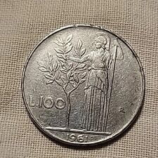 100 lire 1961 usato  Alfonsine