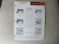 Case 430 530 utility wheel tractor loader buckets specification sheet brochure for sale  Canada