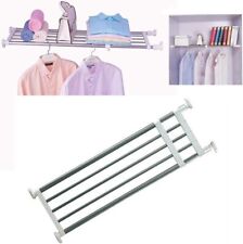 Adjustable Cupboard Wardrobe Shelf Expandable Closet Clothes Hanger Shelving  for sale  Shipping to South Africa