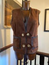 Sheepskin gilet vintage for sale  LONDON