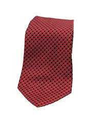 Gravata Tommy Hilfiger masculina adulta vermelha/marinha geométrica 100% seda EUA comprar usado  Enviando para Brazil