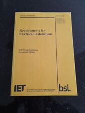 Iee wiring regulations for sale  LEICESTER