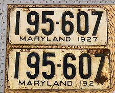 1927 maryland license for sale  Alexandria