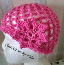 Hand crochet pink for sale  ALTRINCHAM