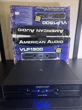 American Audio VLP-1500 ADJ Professional 1500W RMS Power Amplifier 120V Tested for sale  Shipping to South Africa