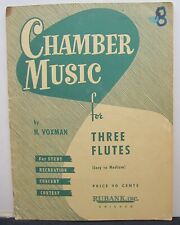 Música de câmara para três flautas por H. Voxman - Rubank Inc   comprar usado  Enviando para Brazil