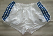 WEISSE SPRINTERHOSE - SPORTHOSE - GLANZSHORTS - SHINY - VINTAGE - ADIDAS - GR. 6 comprar usado  Enviando para Brazil