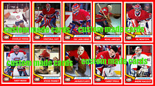 Retro 1970s Style MONTREAL CANADIENS Custom Made GOALIE Hockey Cards U-PICK for sale  Canada