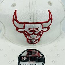 🔥 Chicago Bulls • Gorra Gorra New Era Cuero 9FIFTY Original con Correa • ¡Rara! segunda mano  Embacar hacia Argentina