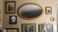 Usado,  Espejo ovalado con marco de madera segunda mano  Embacar hacia Argentina
