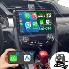 Usado, Rádio estéreo GPS WIFI Apple Carplay para Honda Civic 2016-2020 9" Android 13 carro comprar usado  Enviando para Brazil