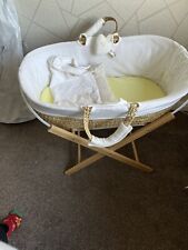 Wicker moses basket for sale  MANCHESTER