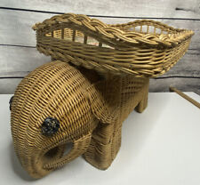 Vintage wicker elephant for sale  Hornbrook