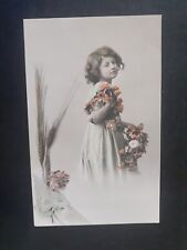 Girl holding garland for sale  UK