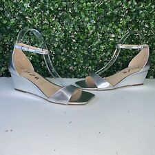 NWOB Women’s Unisa Karder Wedge Sandal Silver Size 9M, used for sale  Shipping to South Africa