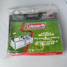 Coleman Folding Double Wash Basin Clear Foldable Camping Sink Packable, used for sale  Shipping to South Africa