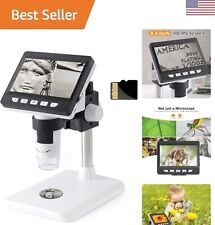 Digital Microscope with 1080P 50-1000X Magnification, 4.3 inch IPS Screen, 32... for sale  Shipping to South Africa