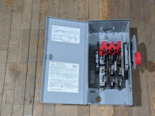 Usado, Interruptor de segurança Eaton DH322NRK 60 amp 3 pólos 120/240 VAC 125/250 VDC 3R gabinete comprar usado  Enviando para Brazil