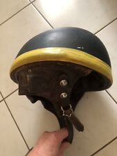 casque cuir moto ancien d'occasion  Saint-Privat-des-Vieux