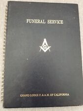 1976 masonic funeral for sale  Santa Maria
