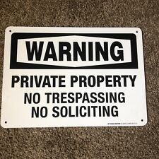 Warning private property for sale  Las Vegas