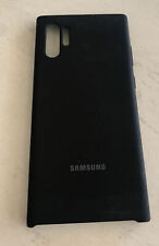 Funda de silicona original Samsung para Samsung Galaxy Note10+ NEGRA USADA/SIN CAJA #2 segunda mano  Embacar hacia Argentina