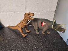 Vintage Kenner Jurassic Park Jovem Tiranossauro T-Rex + Tricerátopo de 1993! comprar usado  Enviando para Brazil