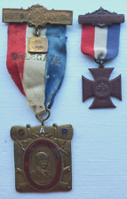 1905 G.A.R. 39º Insignia Delegado Campamento Nacional Syracuse NY y medalla W.R.C segunda mano  Embacar hacia Mexico