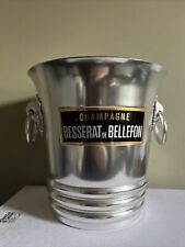 BESSERAT de BELLEFON Ice Bucket champagne wine bubbly dinner party cooler bar, used for sale  Shipping to South Africa